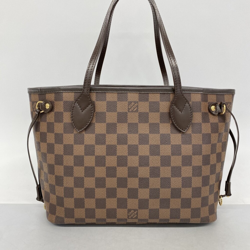 LOUIS VUITTON Brown Damier Neverfull PM Tote Bag - Picture 12 of 12